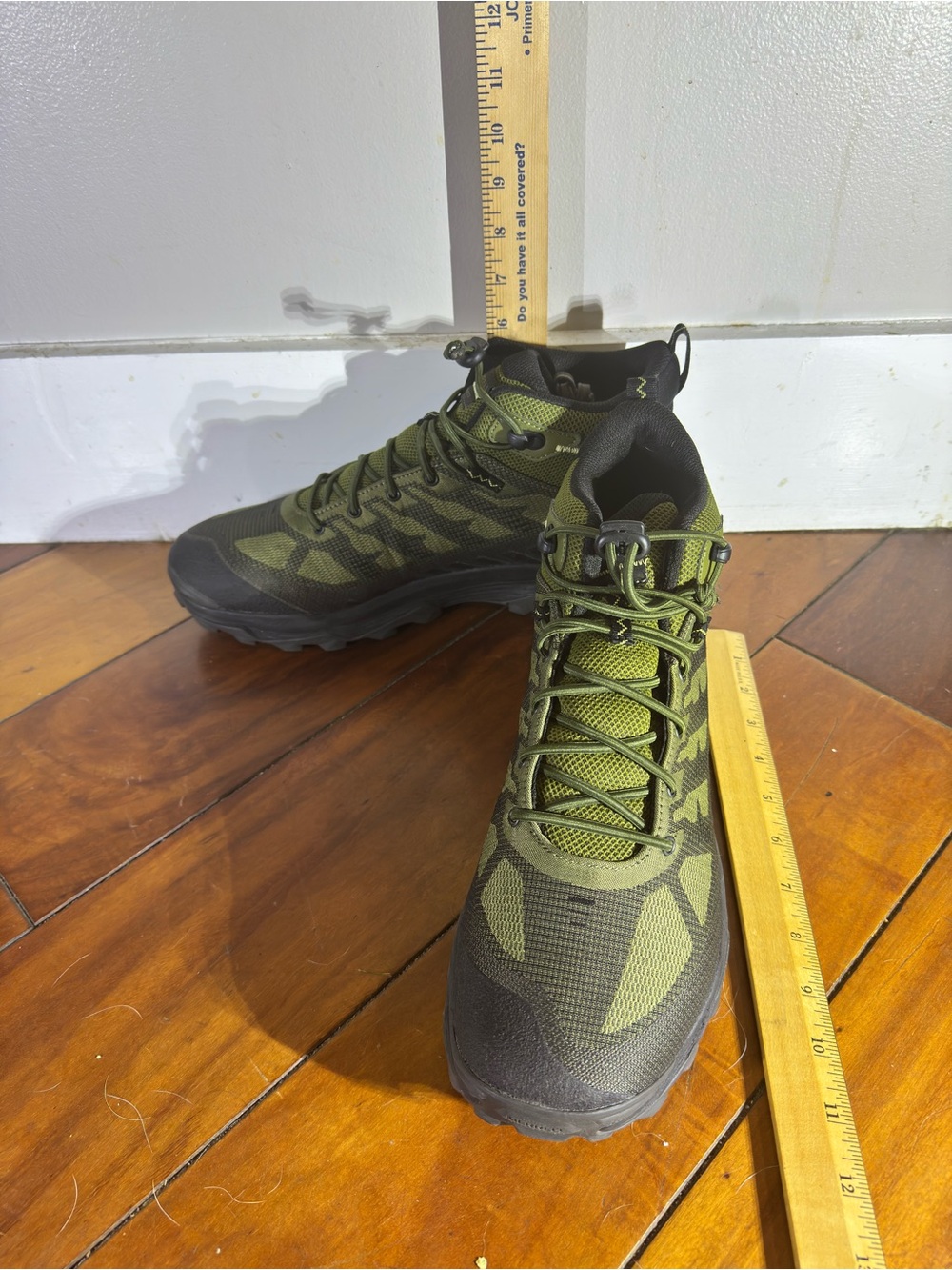 Merrell Olive Green and Black Men's Hiking Boots